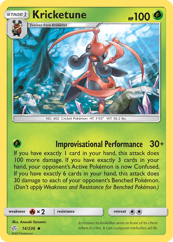 Kricketune Cosmic Eclipse card