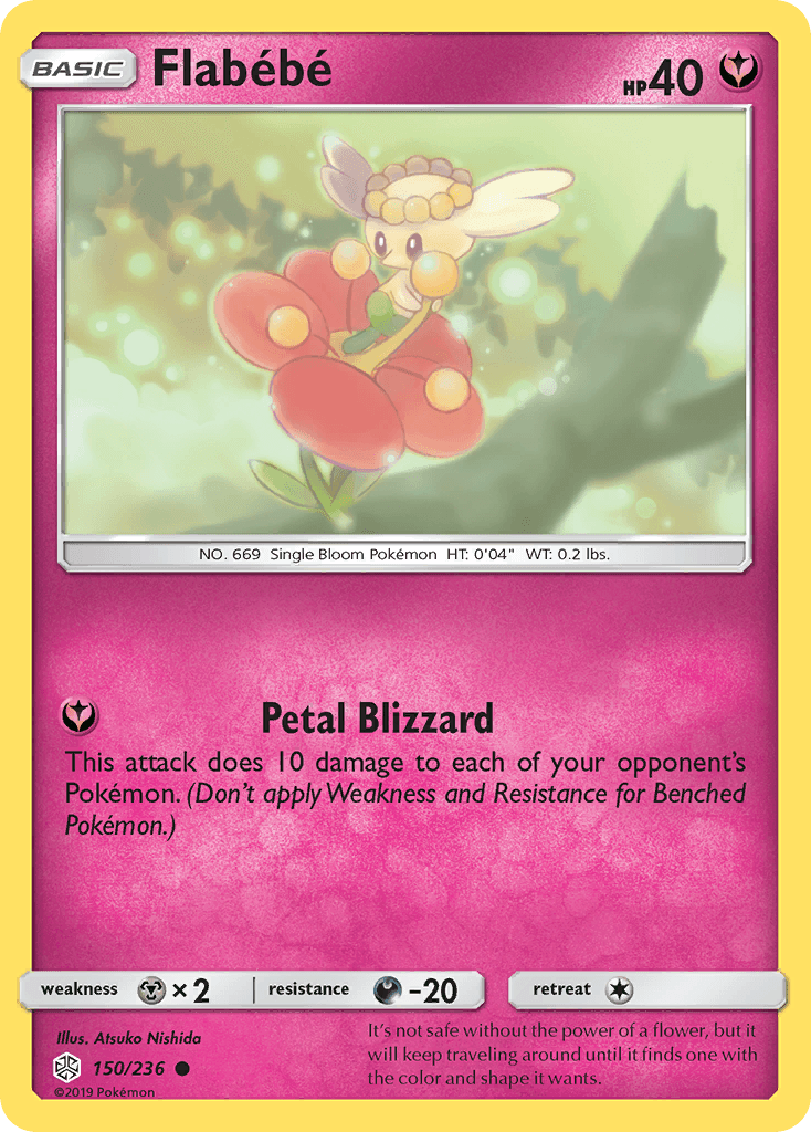 Flabébé Cosmic Eclipse card