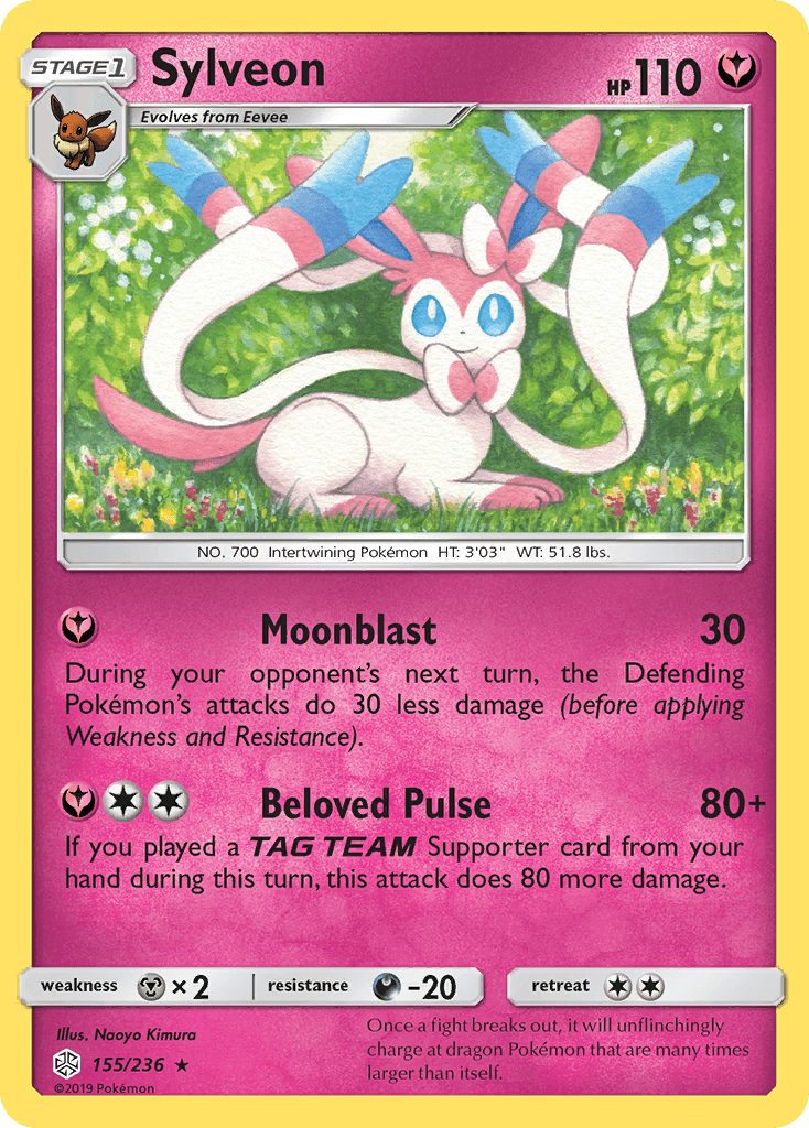 Sylveon Cosmic Eclipse card