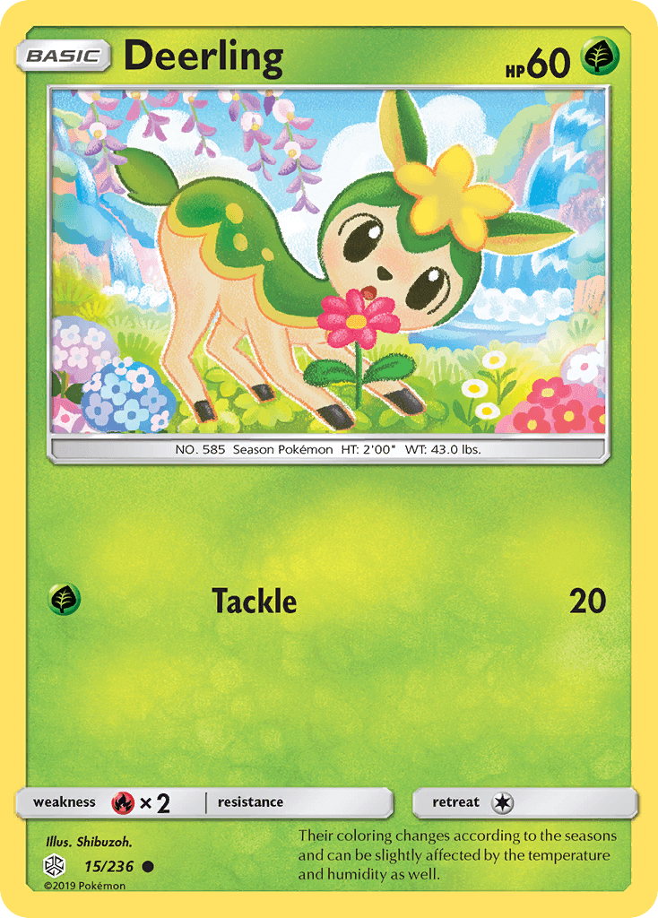 Deerling Cosmic Eclipse card