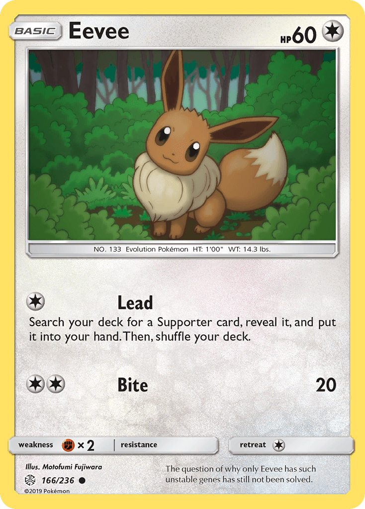 Eevee Cosmic Eclipse card