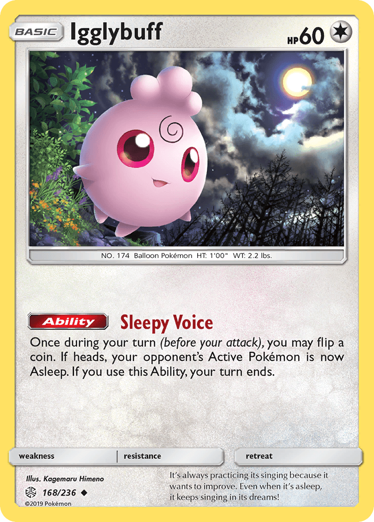 Igglybuff Cosmic Eclipse card