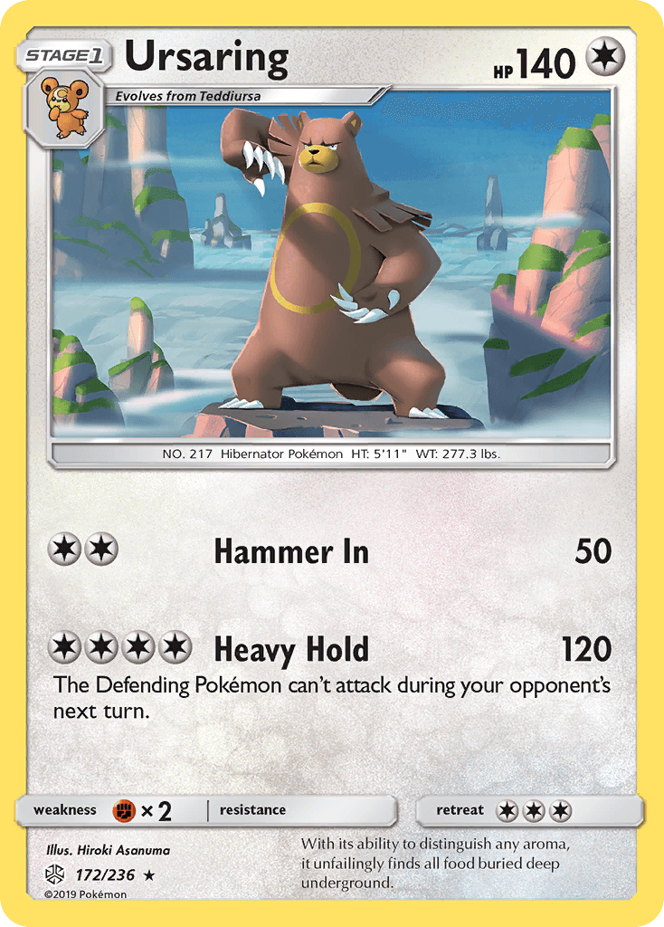 Ursaring Cosmic Eclipse card