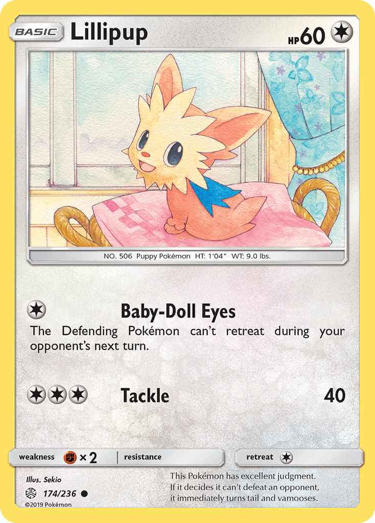 Lillipup Cosmic Eclipse card