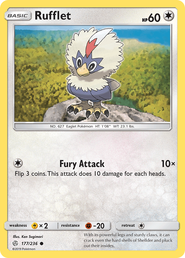 Rufflet Cosmic Eclipse card