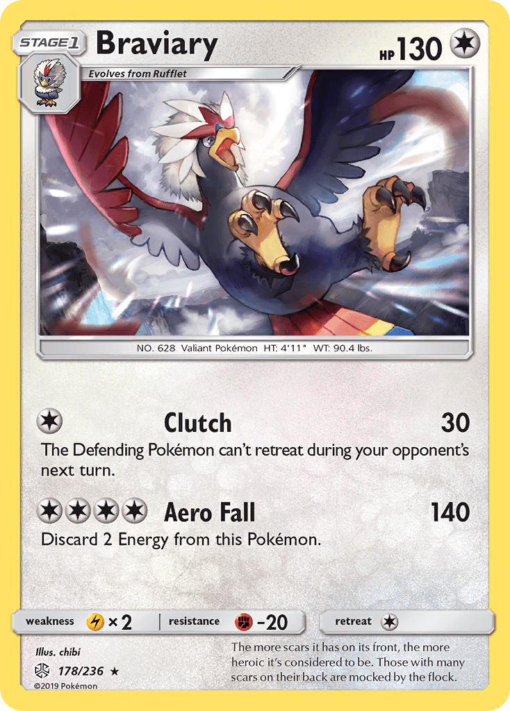 Braviary Cosmic Eclipse card