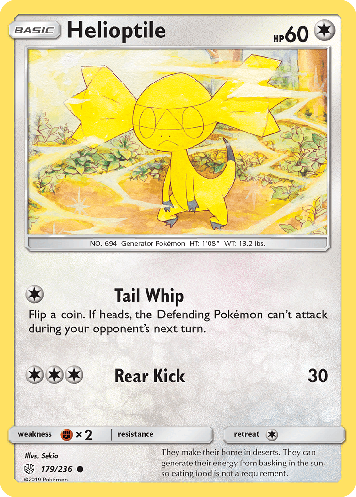 Helioptile Cosmic Eclipse card