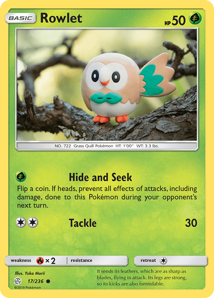 Rowlet 寶可夢 card