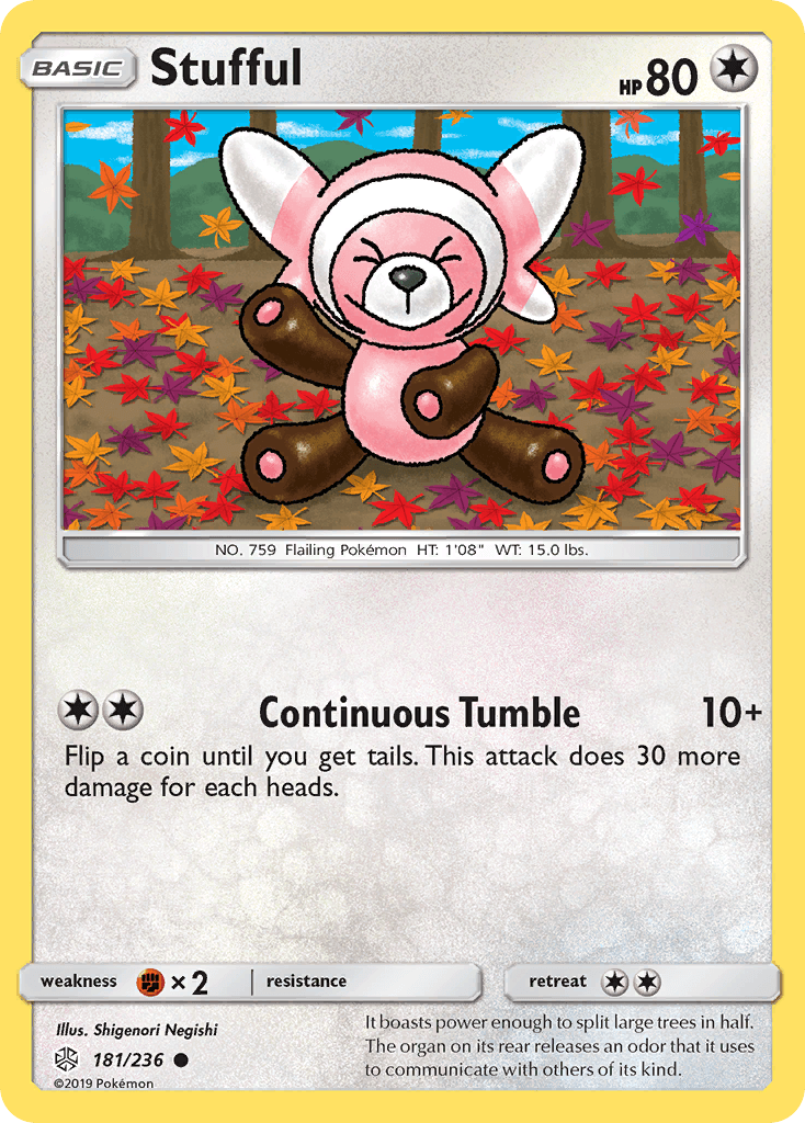 Stufful 寶可夢 card