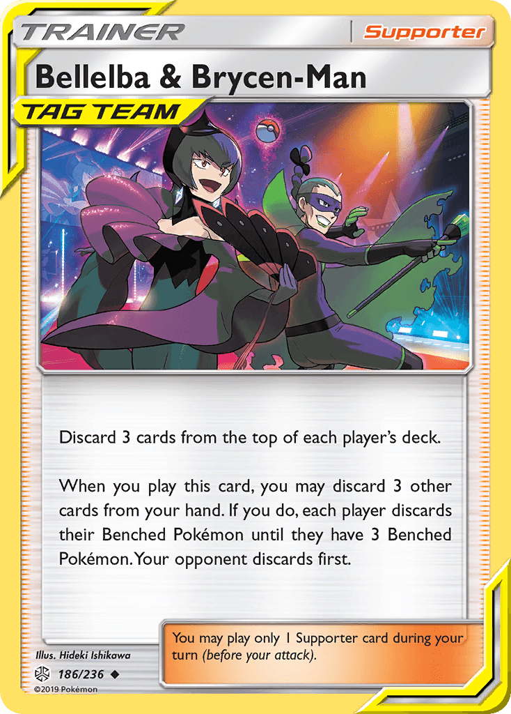 Bellelba & Brycen-Man Cosmic Eclipse card