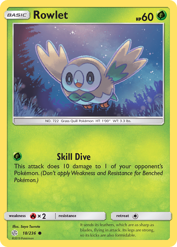 Rowlet Cosmic Eclipse card