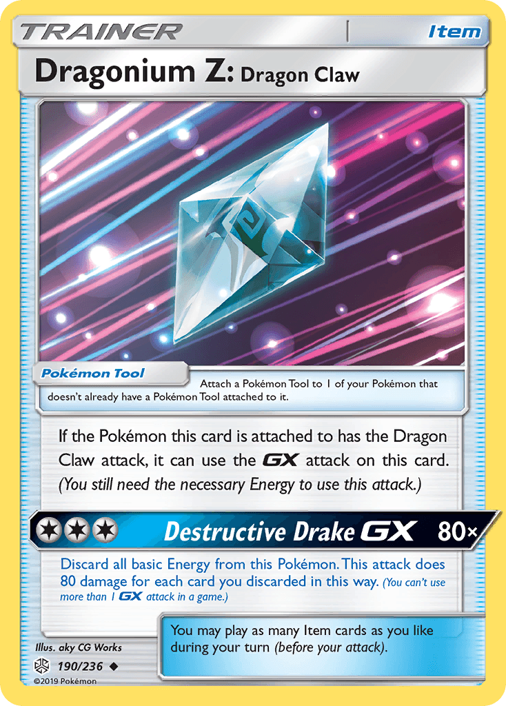 Dragonium Z: Dragon Claw Cosmic Eclipse card