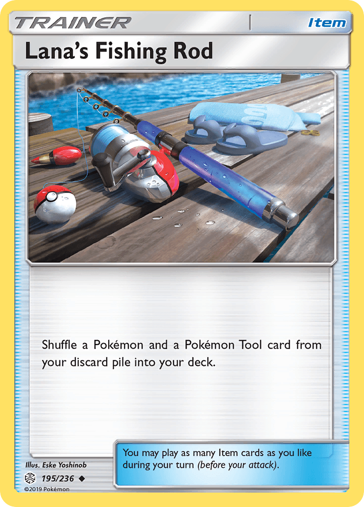 Lana's Fishing Rod Cosmic Eclipse card