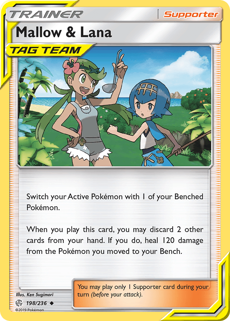 Mallow & Lana Cosmic Eclipse card