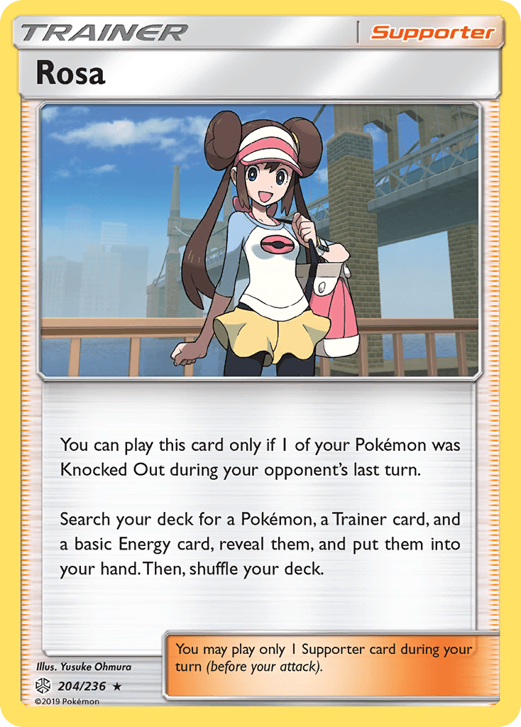Rosa Cosmic Eclipse card