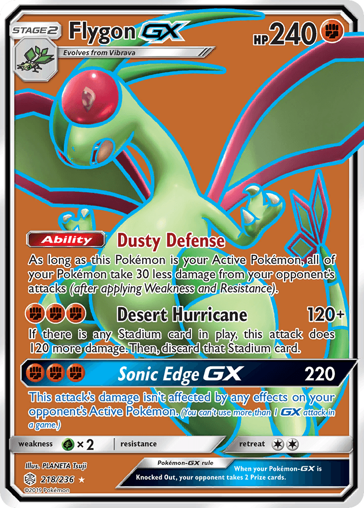 Flygon-GX Cosmic Eclipse card