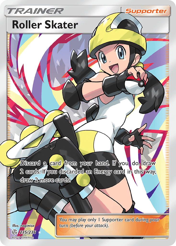 Roller Skater Cosmic Eclipse card