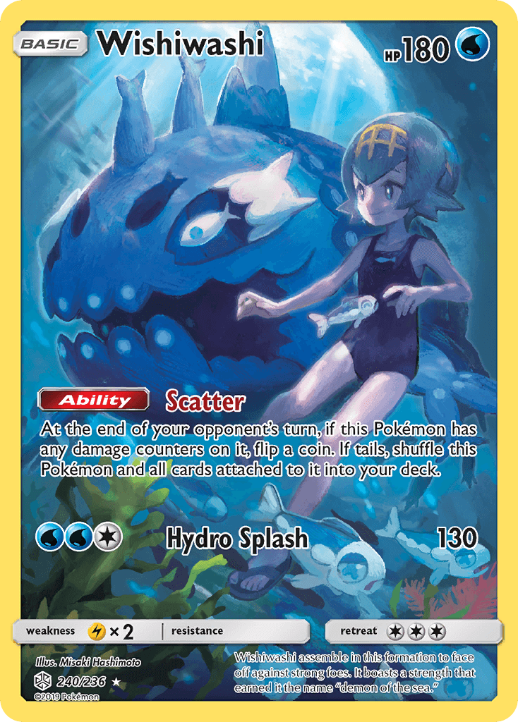 Wishiwashi Cosmic Eclipse card