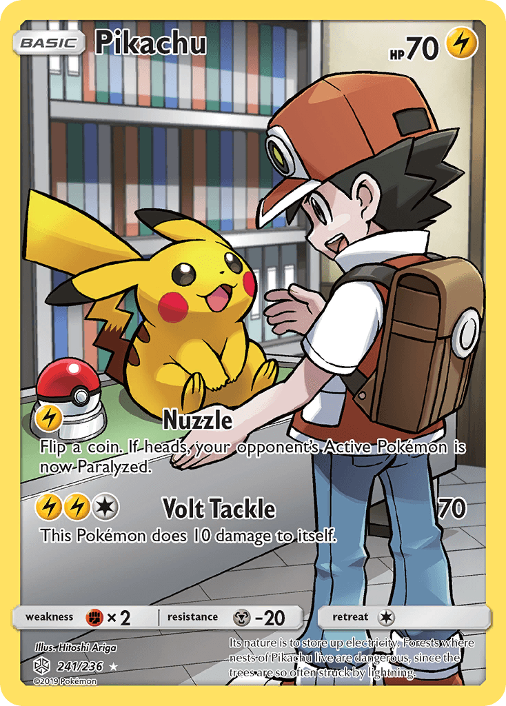 Pikachu Cosmic Eclipse card