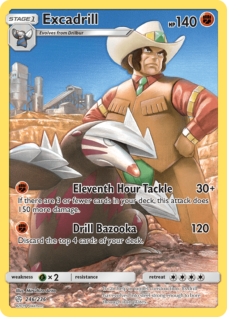 Excadrill Cosmic Eclipse card