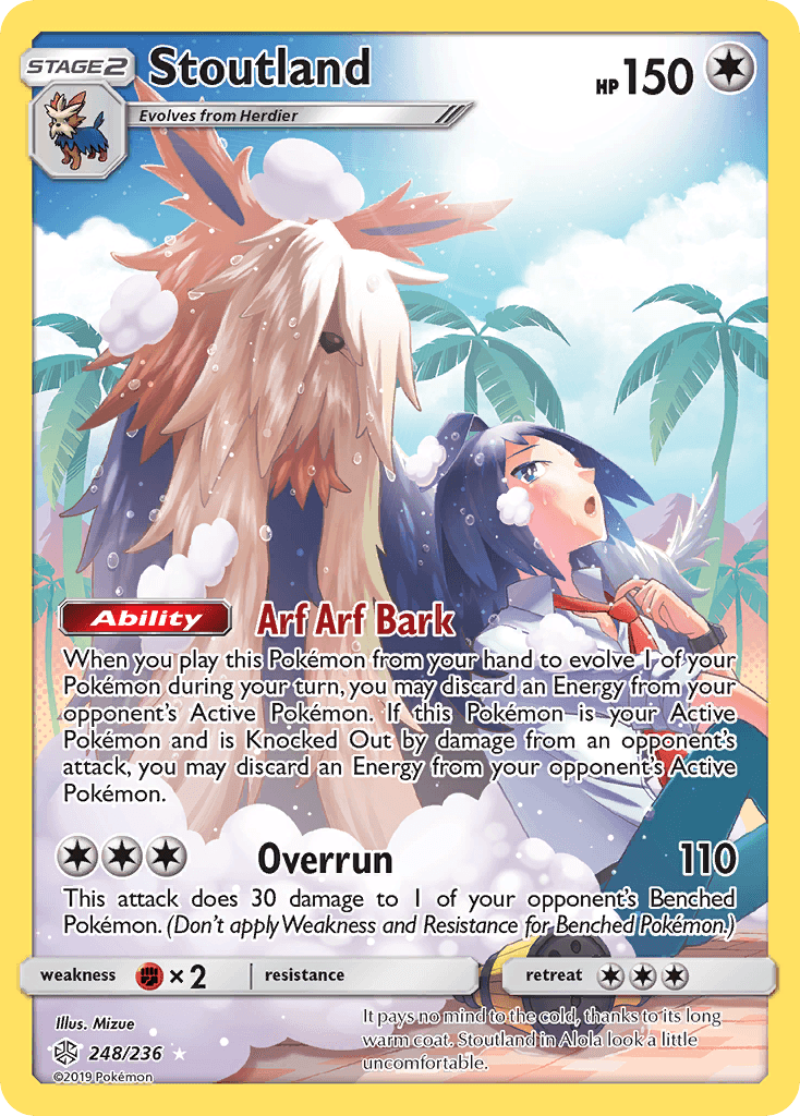 Stoutland Cosmic Eclipse card