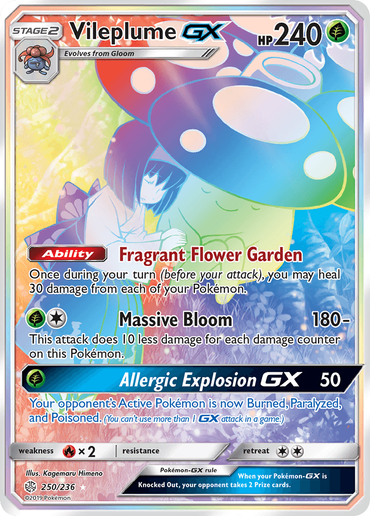 Vileplume-GX Cosmic Eclipse card