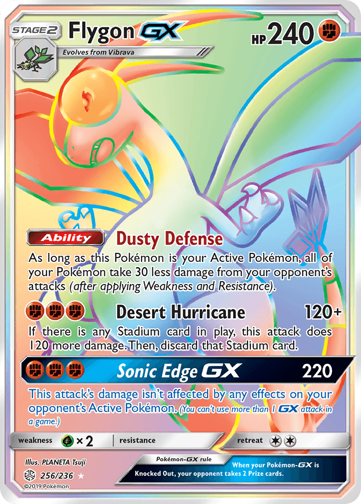 Flygon-GX Cosmic Eclipse card