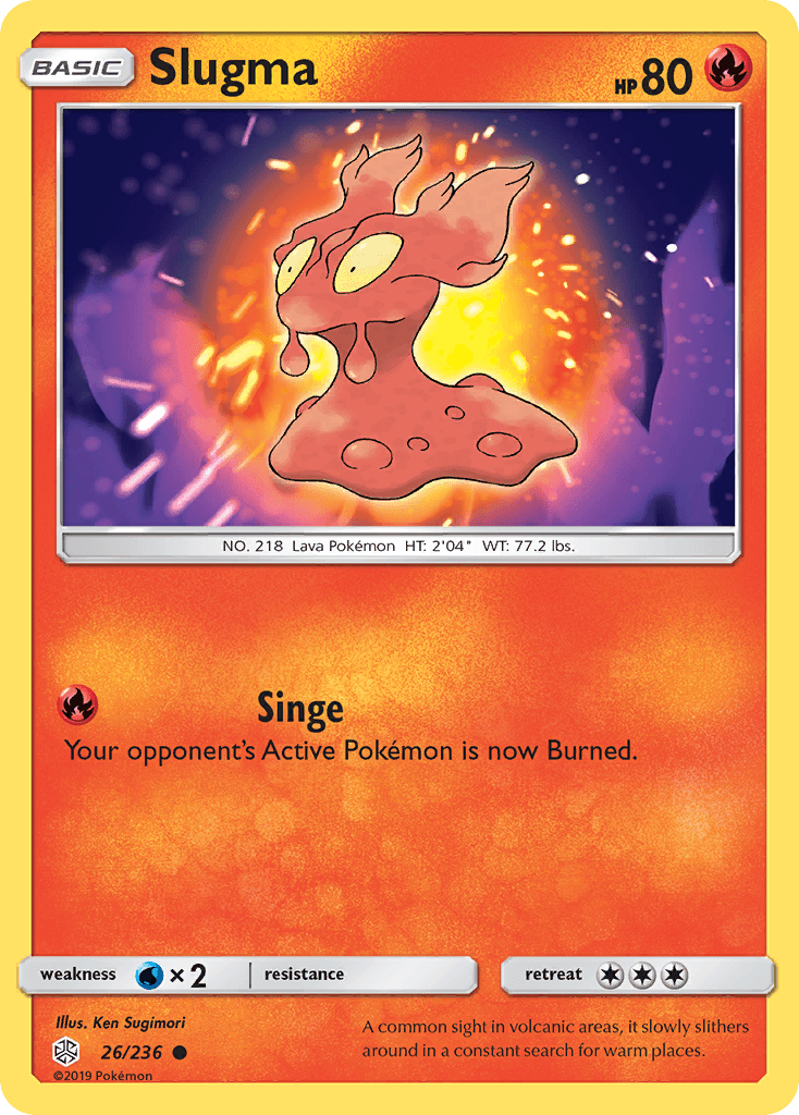 Slugma Cosmic Eclipse card
