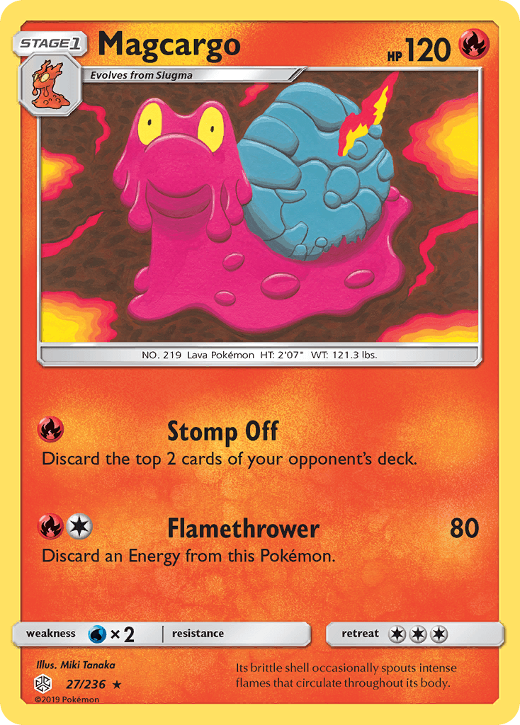 Magcargo Cosmic Eclipse card