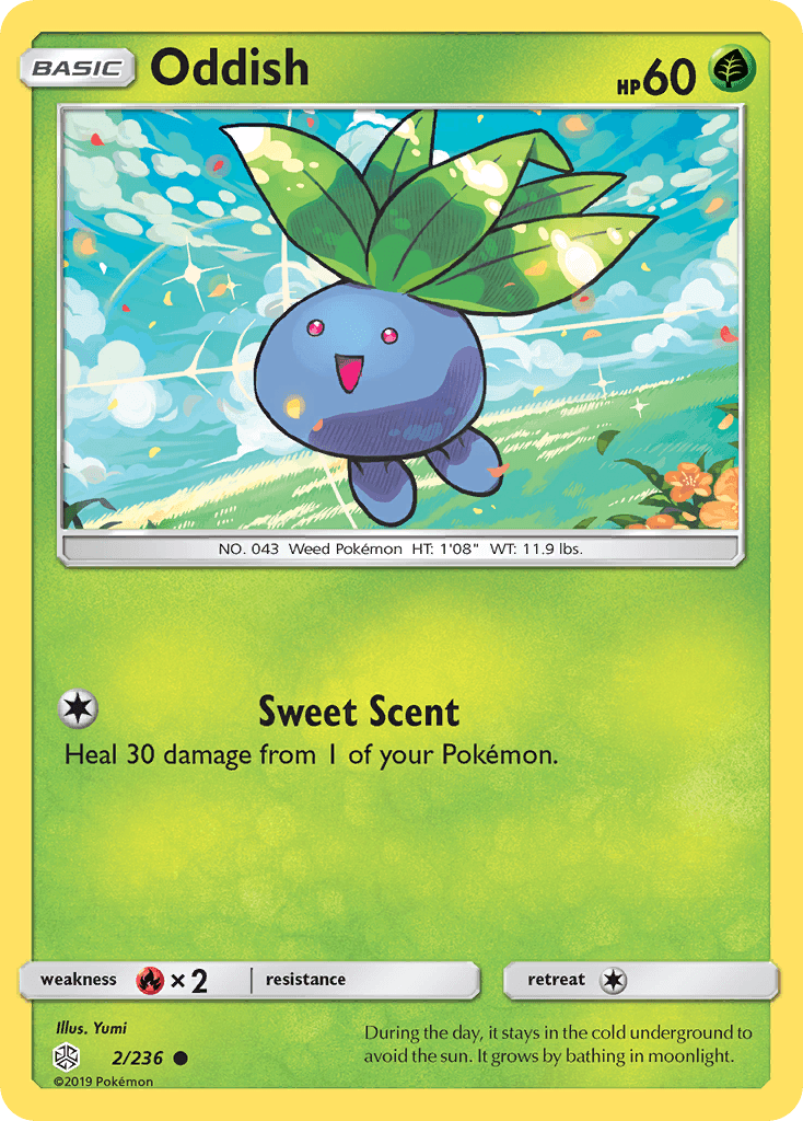 Oddish Cosmic Eclipse card