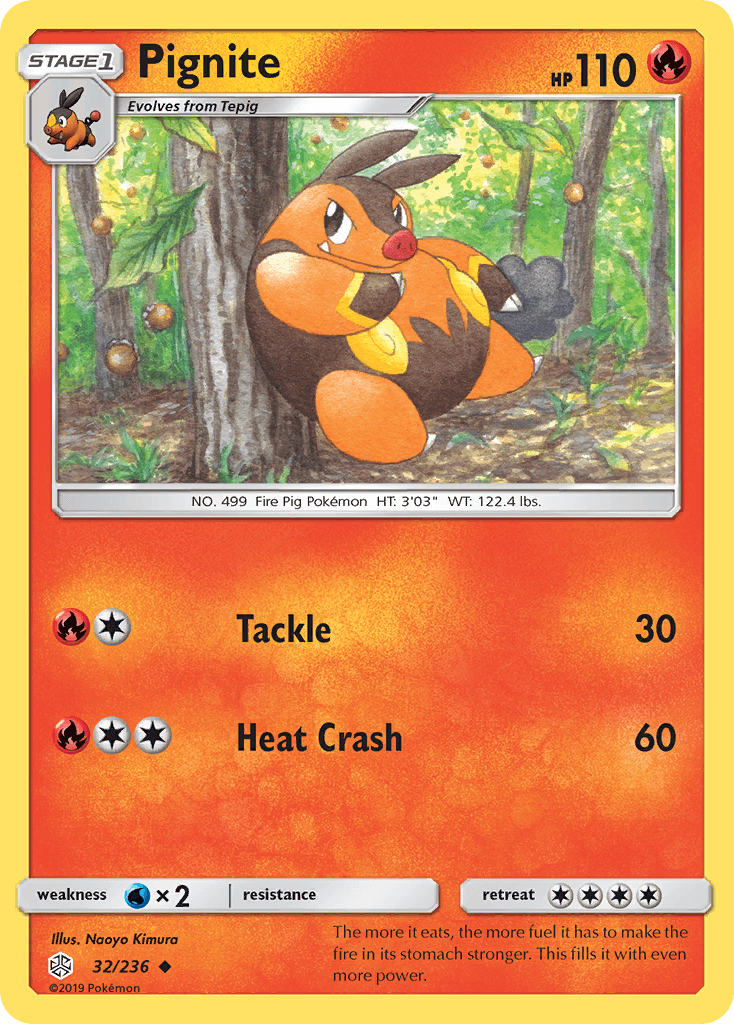 Pignite Cosmic Eclipse card