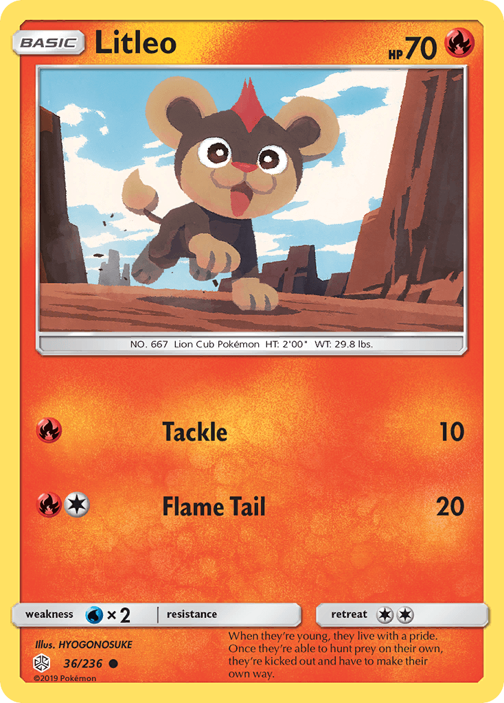 Litleo Cosmic Eclipse card