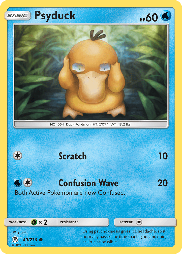 Psyduck 寶可夢 card