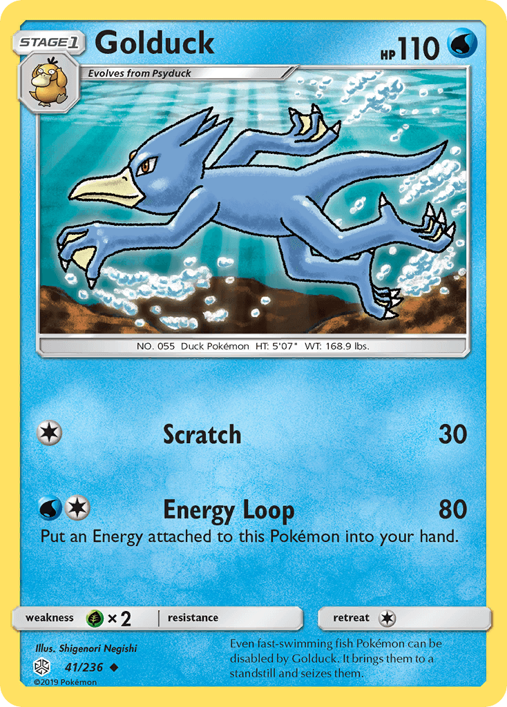 Golduck Cosmic Eclipse card