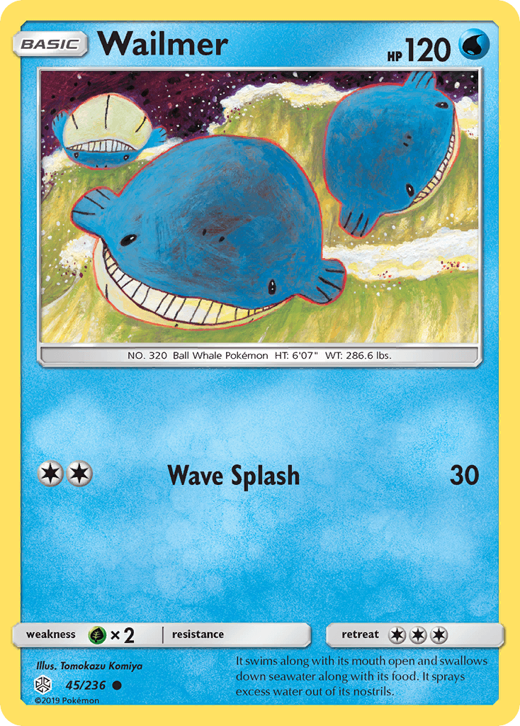 Wailmer Cosmic Eclipse card