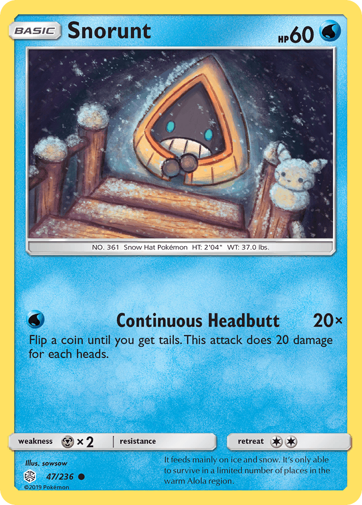 Snorunt Cosmic Eclipse card