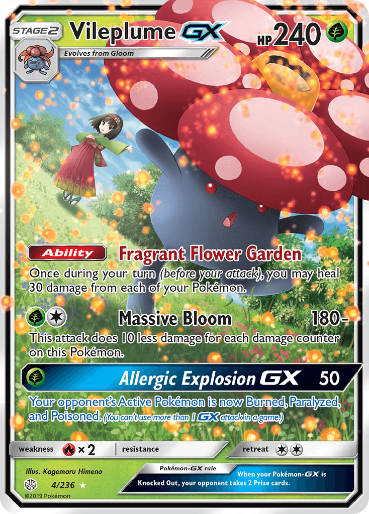 Vileplume-GX Cosmic Eclipse card