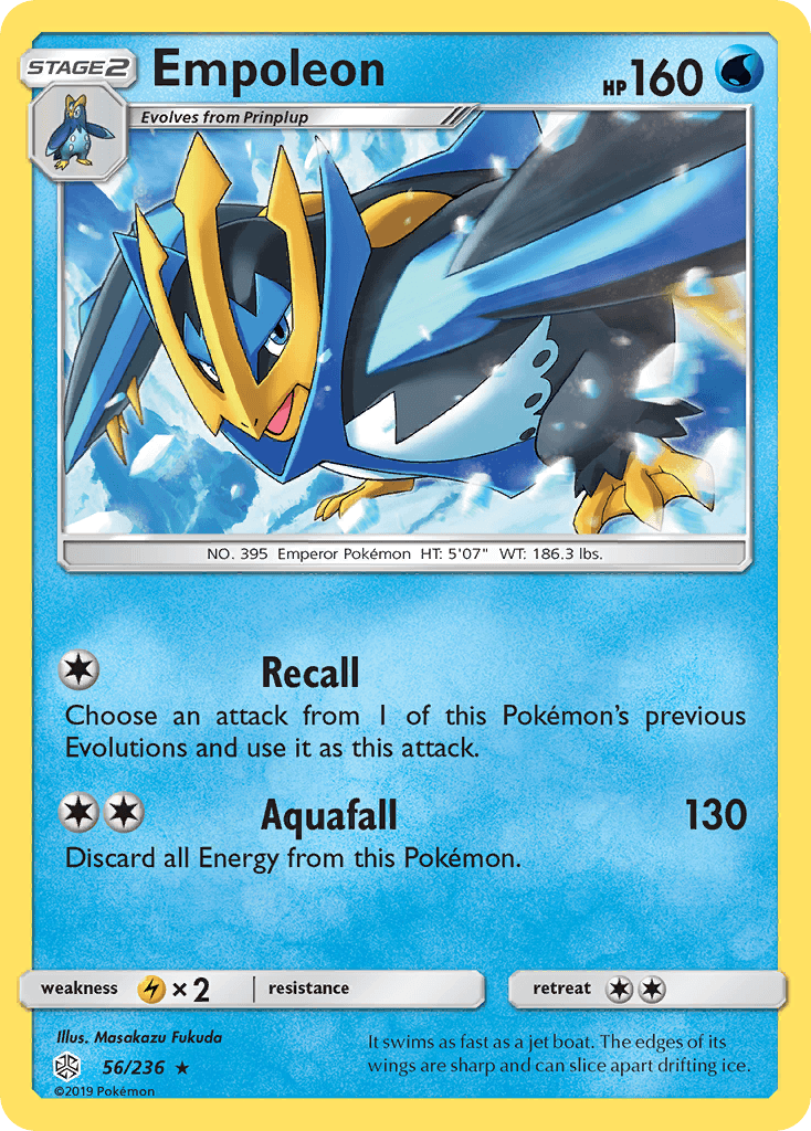 Empoleon Cosmic Eclipse card