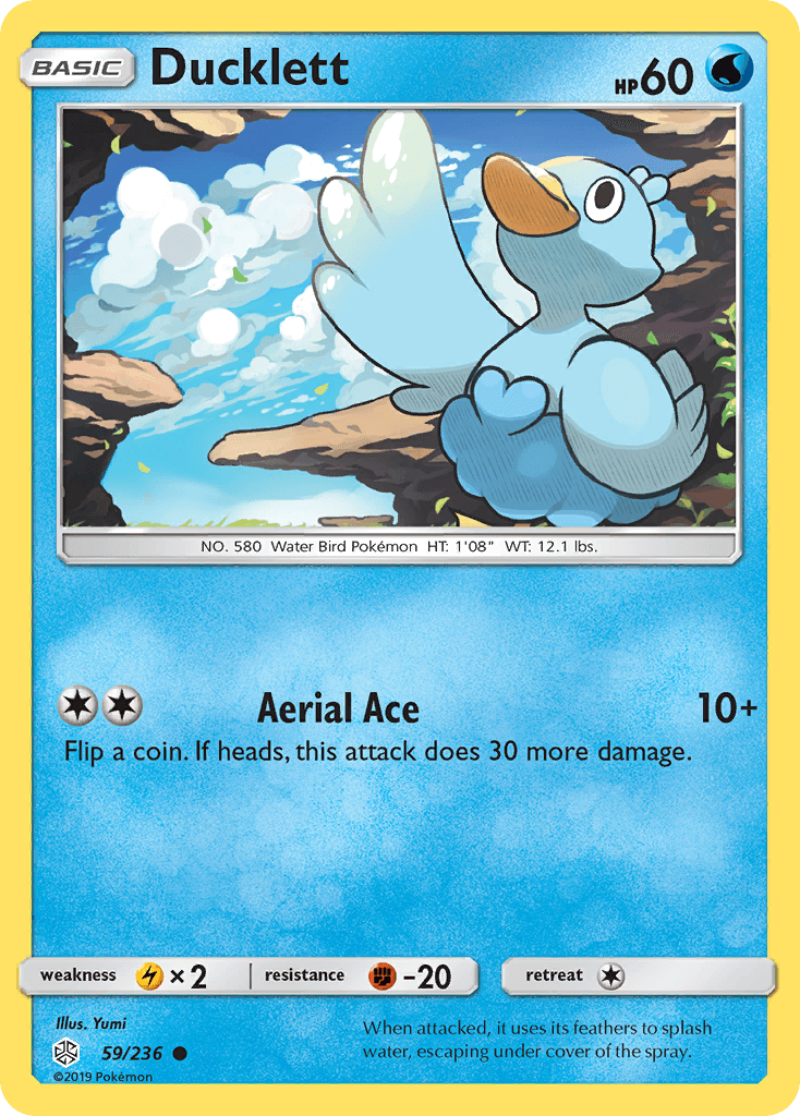 Ducklett Cosmic Eclipse card