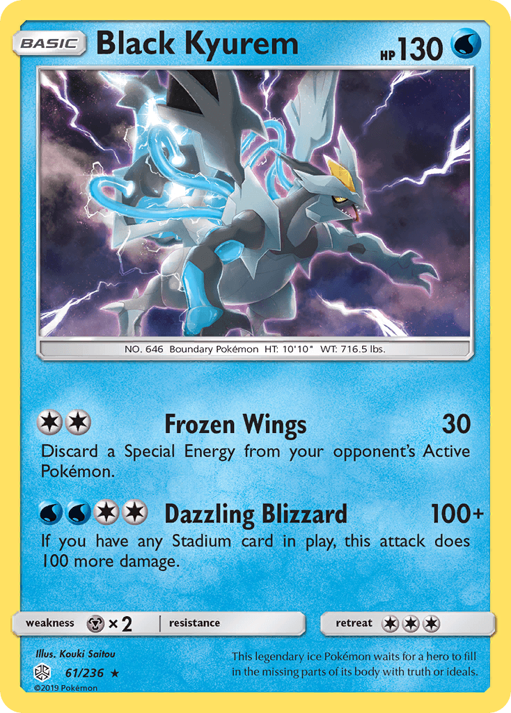 Black Kyurem Cosmic Eclipse card