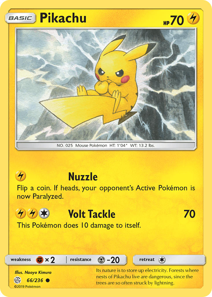 Pikachu Cosmic Eclipse card
