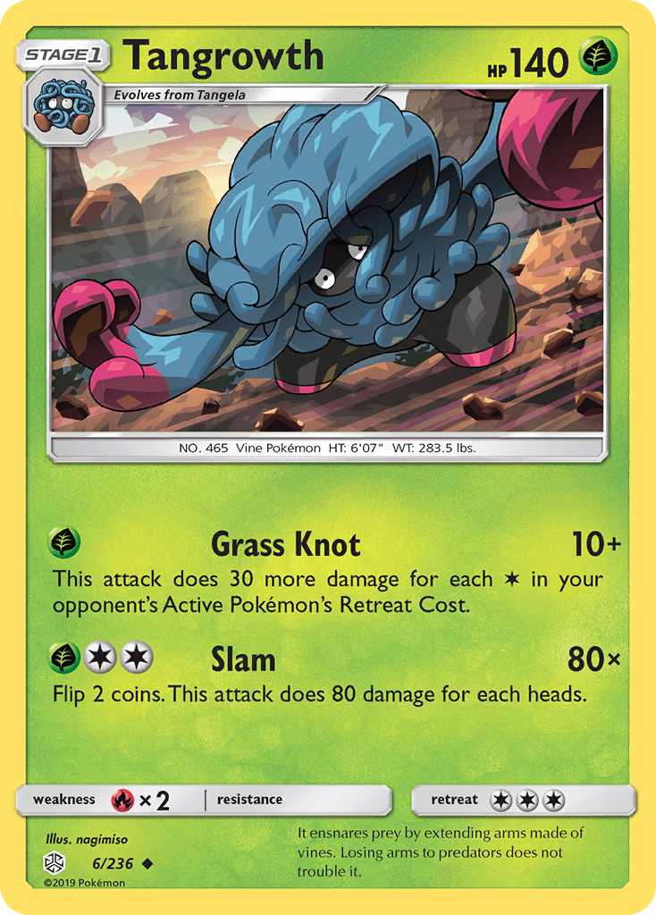 Tangrowth Cosmic Eclipse card