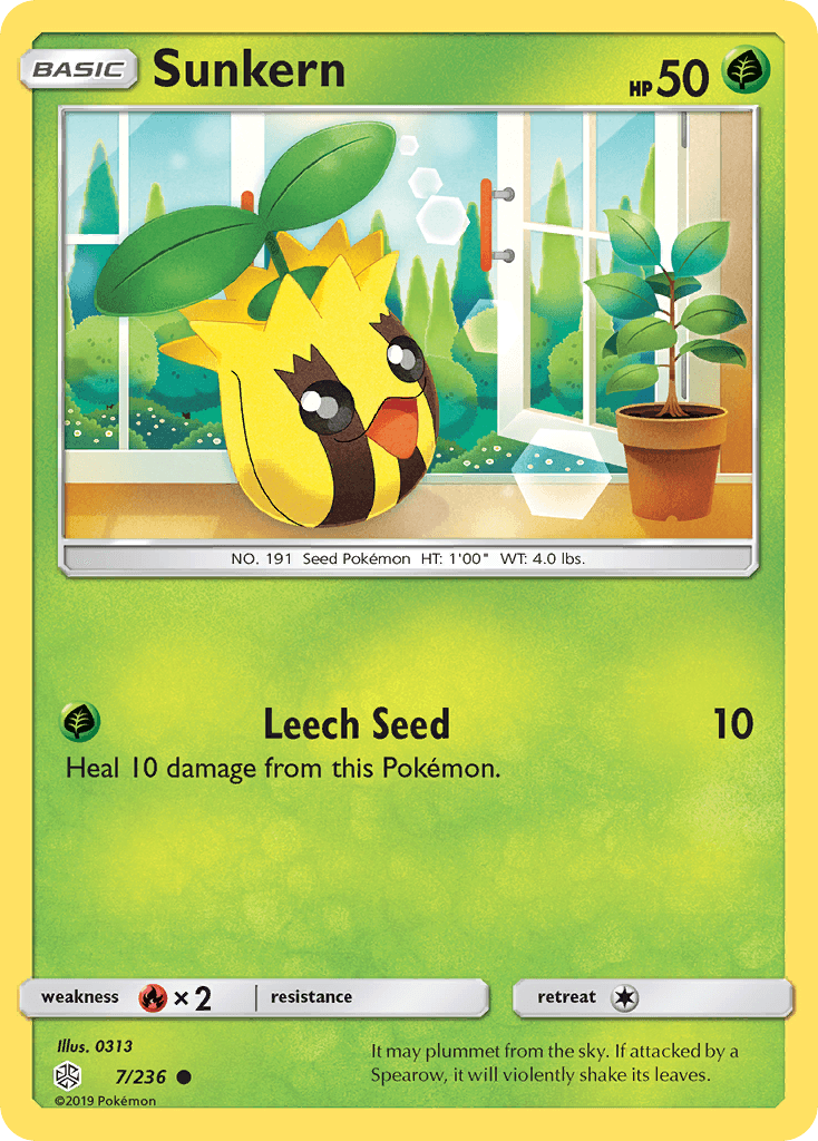 Sunkern Cosmic Eclipse card