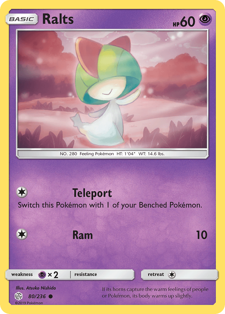Ralts Cosmic Eclipse card