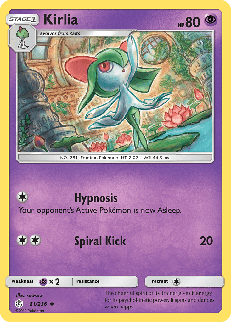 Kirlia Cosmic Eclipse card