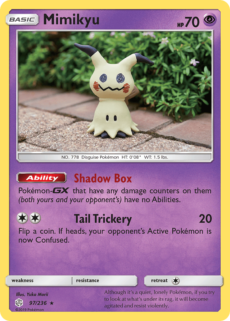 Mimikyu Cosmic Eclipse card