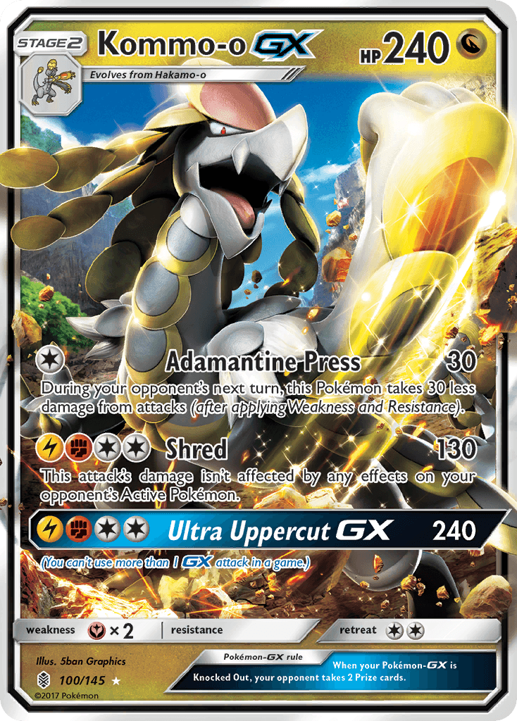 Kommo-o-GX Guardians Rising card
