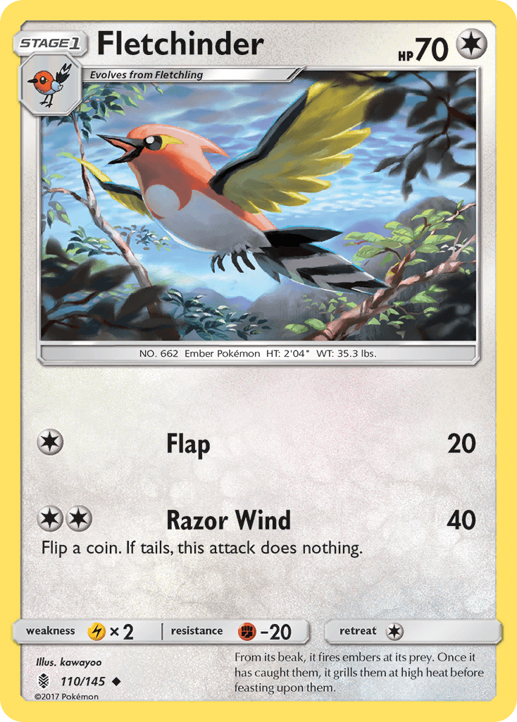 Fletchinder Guardians Rising card