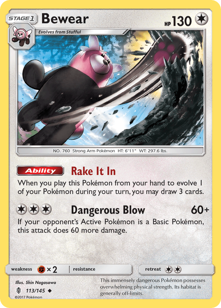 Bewear Guardians Rising card