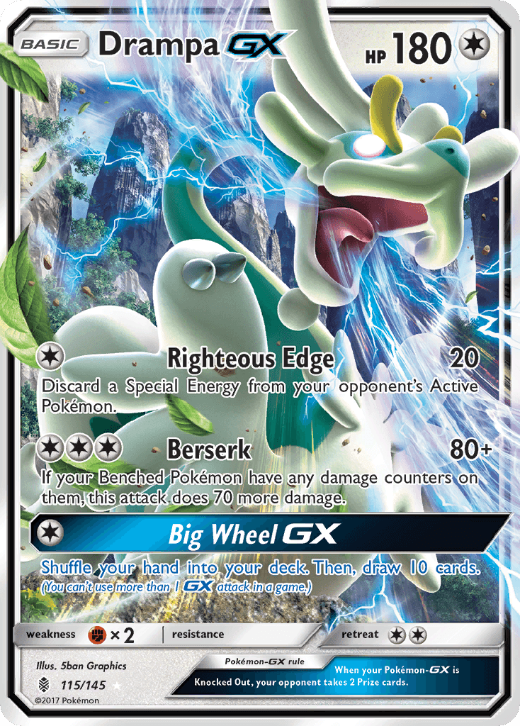 Drampa-GX Guardians Rising card